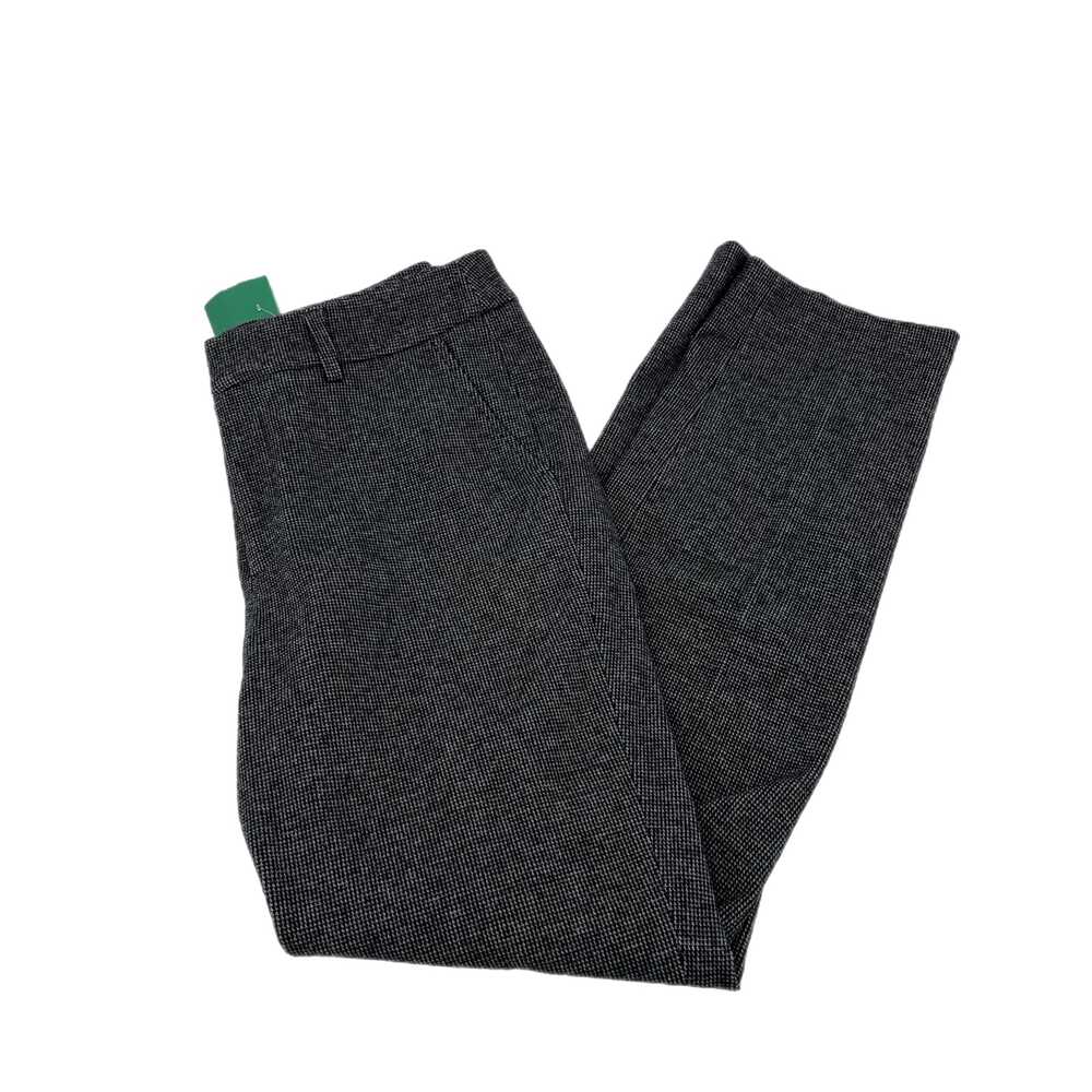 Brash Gray White Trousers Checkered Pattern Straight Leg | Womens 10